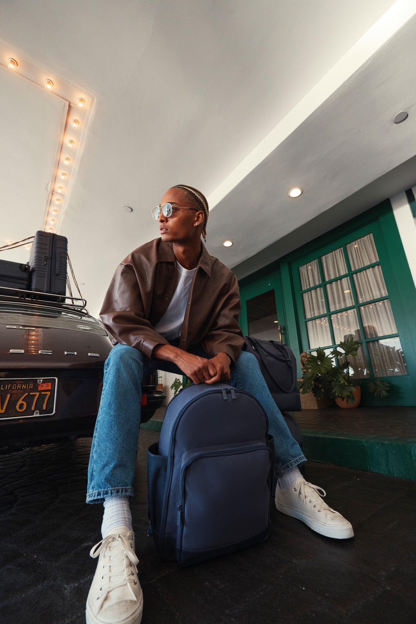 Resale The Travel Backpack in Navy