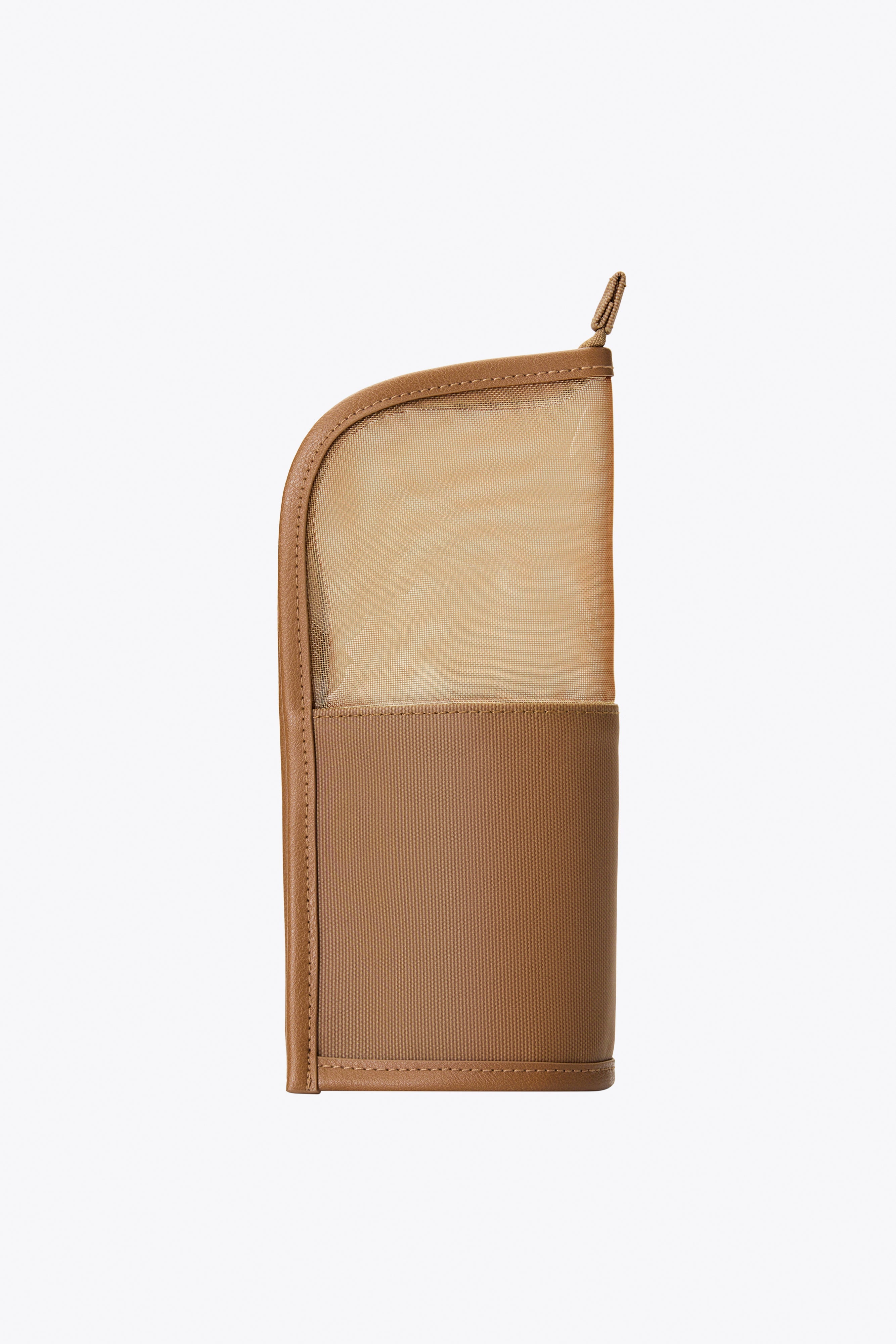 The Makeup Brush Pouch in Camel