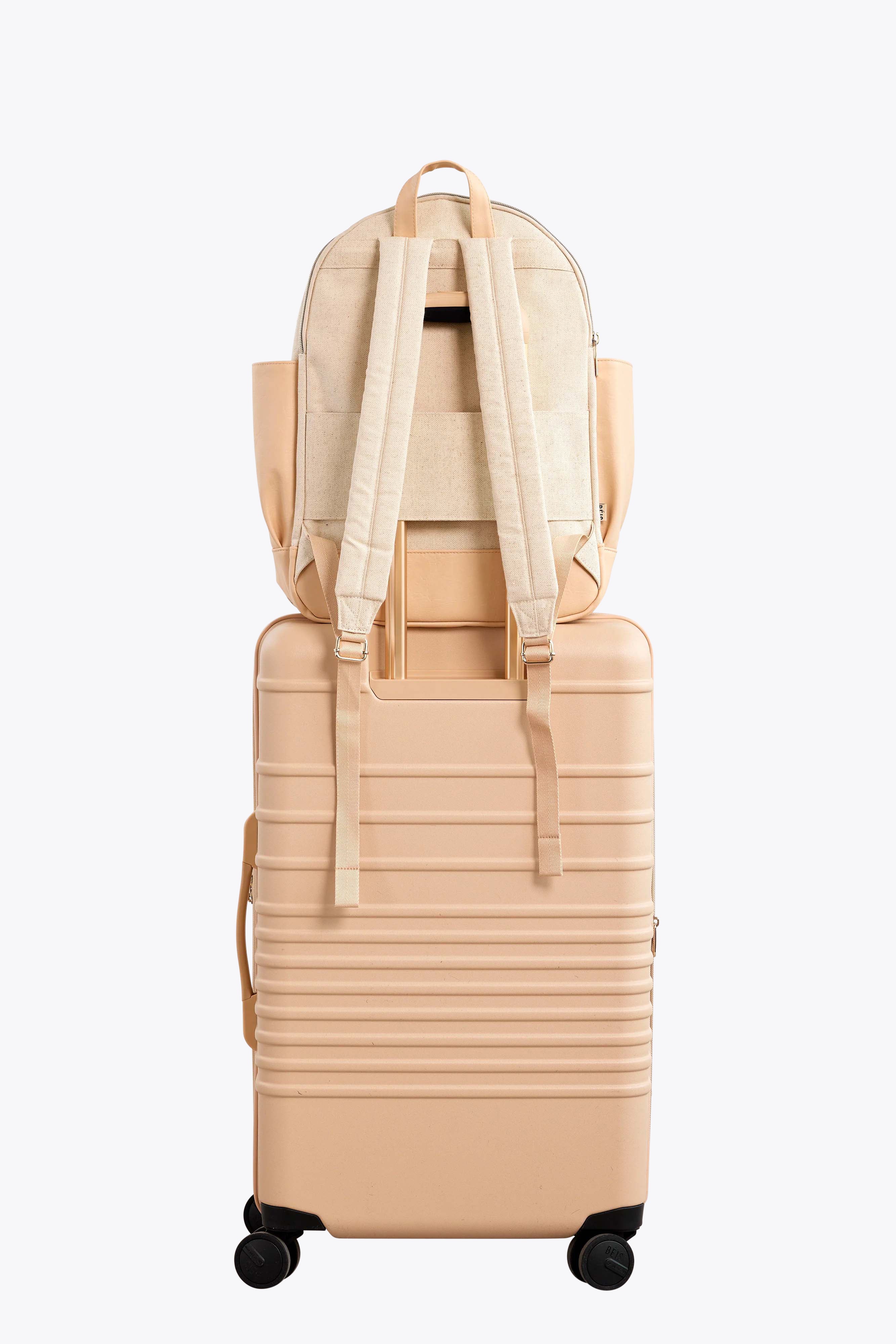 Resale The Travel Backpack in Beige