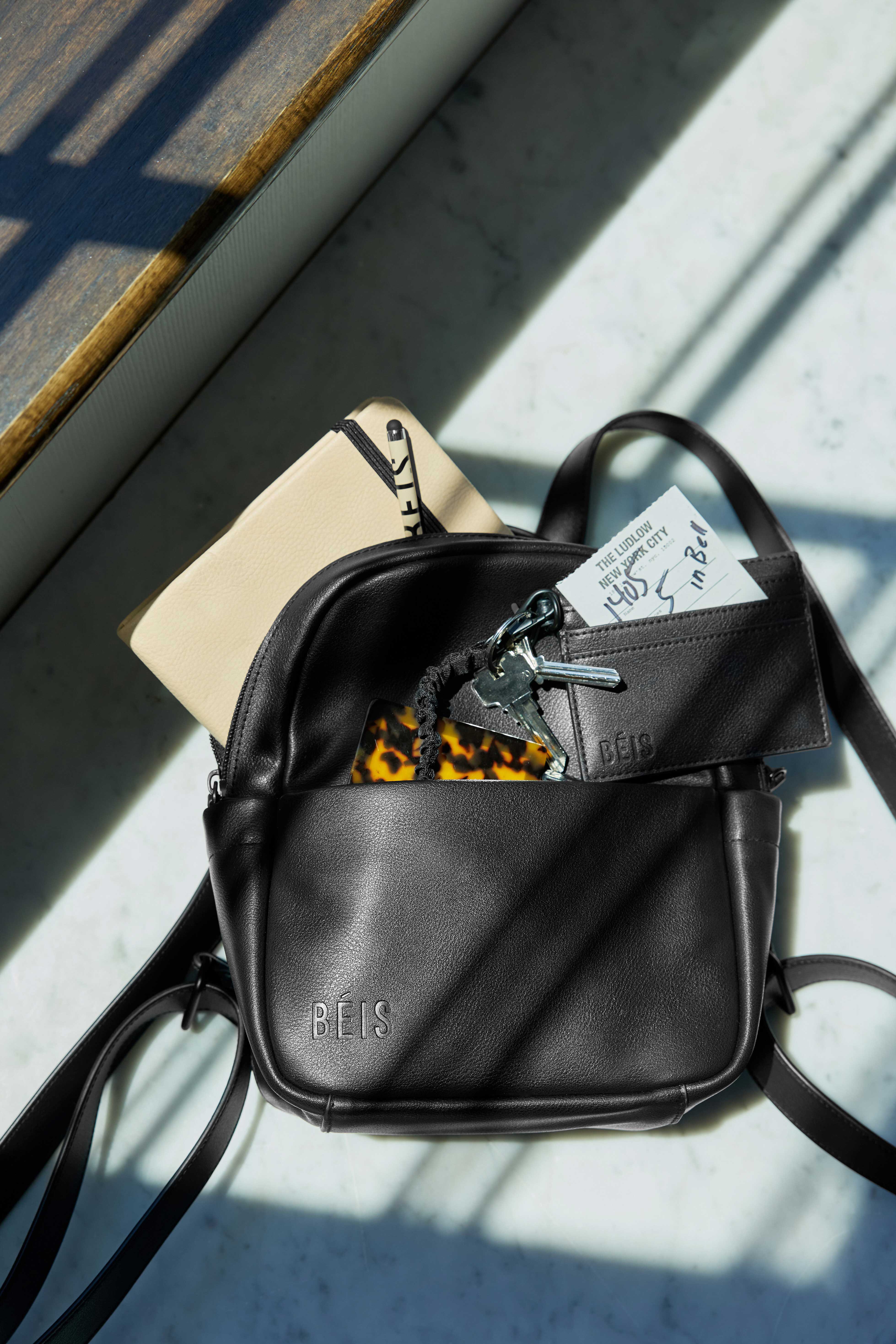 The Essential Mini Backpack in Black